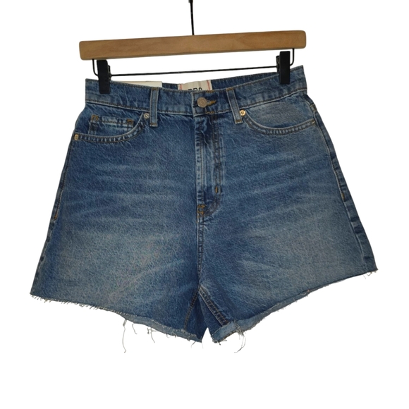 BDG, NWT, Jean Shorts, A-Line Short, Frayed Hemline, Women's Sz 27, L- 14 Inches - Picture 1 of 5